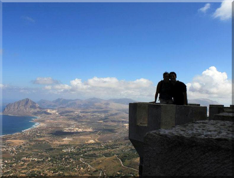 Mark and Shanna in Sicily. 2011