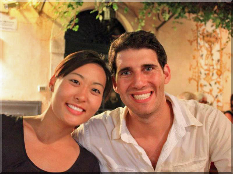 Mark and Shanna in Sicily. 2011