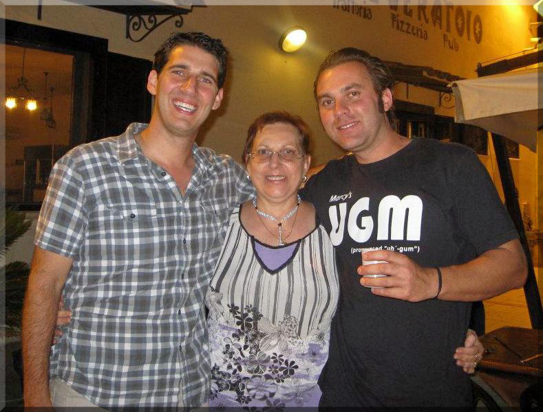 Mark and Shanna in Sicily. 2011