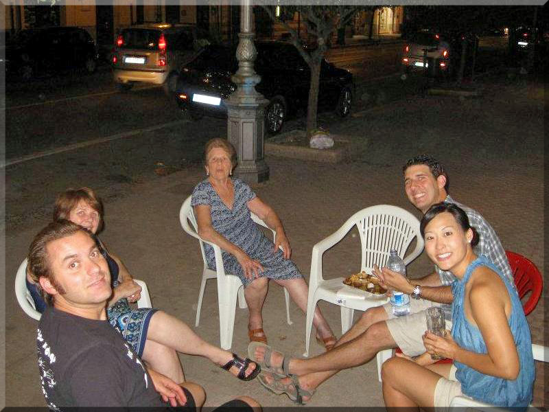 Mark and Shanna in Sicily. 2011