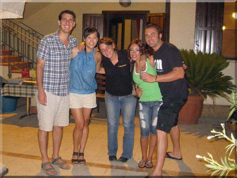 Mark and Shanna in Sicily. 2011