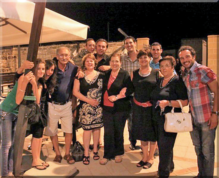 Mark and Shanna in Sicily. 2011